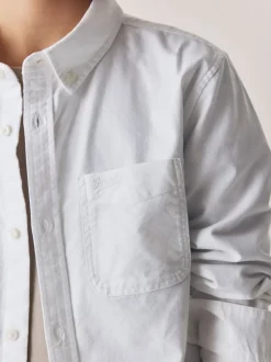 Blanc - Chemise Oxford Superdry