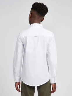 Blanc - Chemise Oxford U.S. Polo Assn Garçons