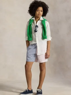 Blanc - Chemise Polo Ralph Lauren à logo