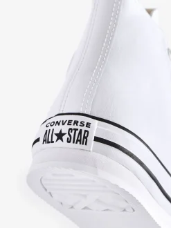 Blanc - Converse Baskets EVA Leather Lift Youth