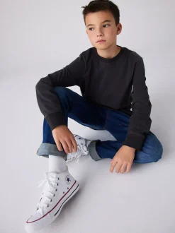 Blanc - Converse Malden Street Youth Trainers