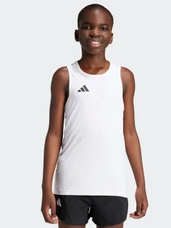Blanc - Débardeur adidas Team pour enfant