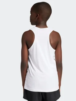 Blanc - Débardeur adidas Team pour enfant