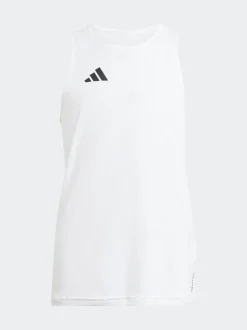 Blanc - Débardeur adidas Team pour enfant