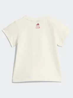 Blanc - Ensemble adidas Marvel Spider-Man haut et Shorts bébé