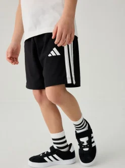 Blanc - Ensemble t-shirt adidas Essentiels pour petits enfants