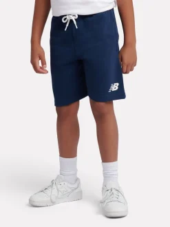 Blanc - Ensemble t-shirt et short ft à logo empilé New Balance