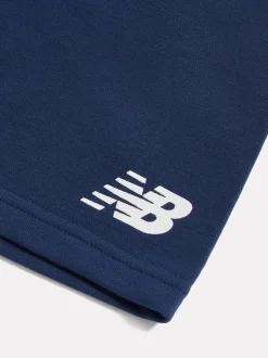 Blanc - Ensemble t-shirt et short ft à logo empilé New Balance