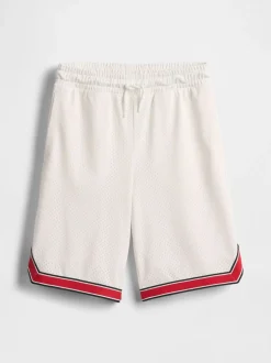 Blanc - Gap 8.5 Short à enfiler en maille Inch (4-13ans)