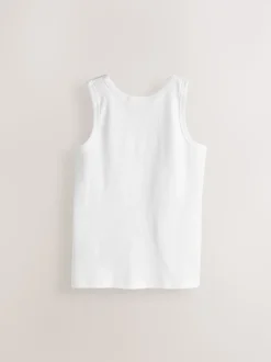 Blanc - Lot de 5 débardeurs (1.5-16ans)