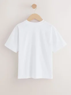 Blanc - Lot de 3 T-shirts à manches courtes (3-16ans)