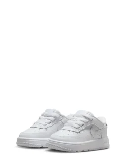 Blanc - Nike Baskets Air Force 1 Easy On bébé