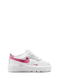 Blanc - Nike Baskets Air Force 1 Easy On bébé