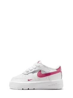 Blanc - Nike Baskets Air Force 1 Easy On bébé