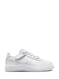Blanc - Nike Baskets Low Easy On Junior Air Force 1