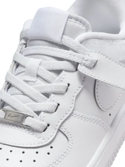 Blanc - Nike Baskets Low Easy On Junior Air Force 1