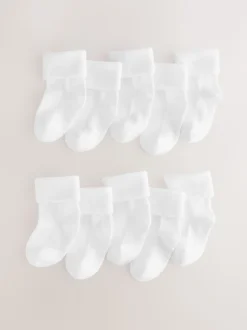 Blanc - Paquet de chaussettes pour bébé 10 (0mois-2ans)