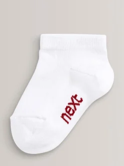 Blanc - Paquet de chaussettes de sport en coton riche 7