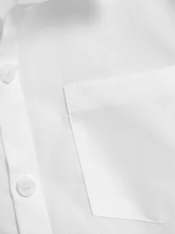 Blanc - 2{Paquet de chemises scolaires Manches courtes (3-17ans)