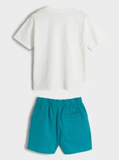 Blanc - Paul Smith Junior ensemble haut et short garçon
