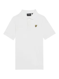 Blanc - Polo Lyle & Scott classique pour garçon
