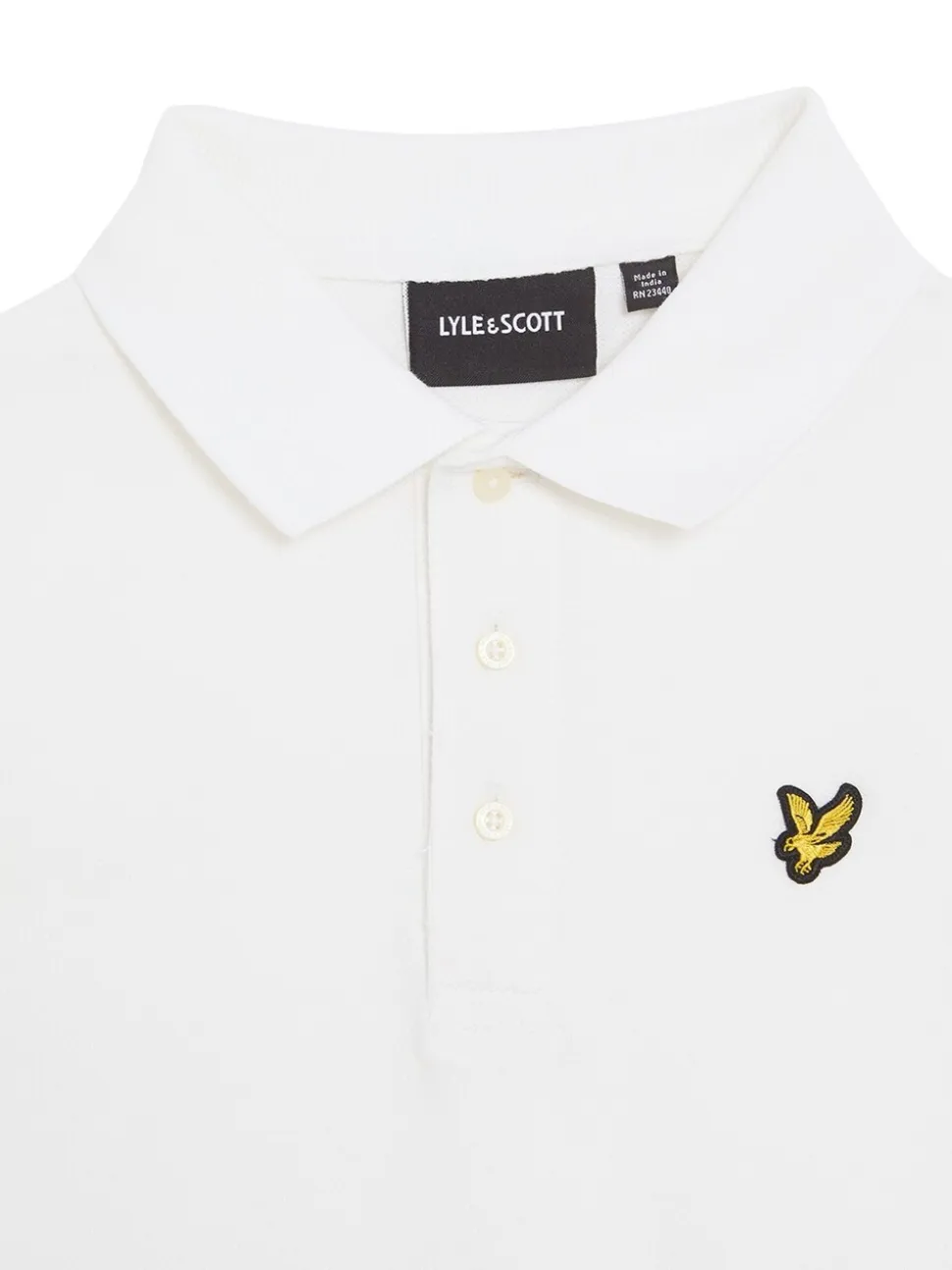 Blanc - Polo Lyle & Scott classique pour garçon