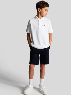 Blanc - Polo Lyle & Scott classique pour garçon