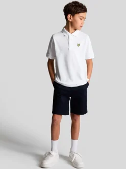 Blanc - Polo Lyle & Scott classique pour garçon