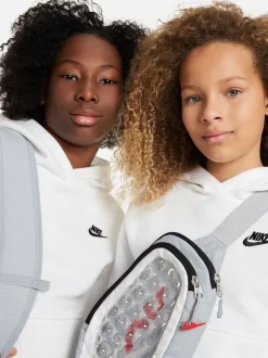 Blanc - Sweat à capuche Nike Club en polaire à enfiler