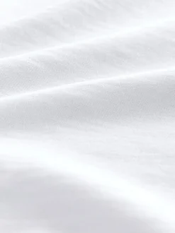 Blanc - T-shirt confortable à manches longues (3-16 ans)