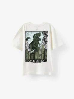 Blanc - T-shirt Cotton On Jonny imprimé graphique à manches courtes