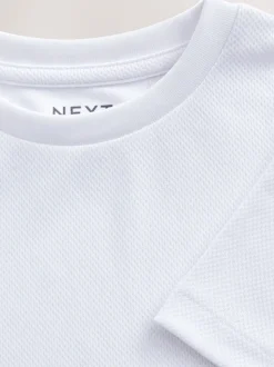 Blanc - T-shirt de sport (3-16ans)