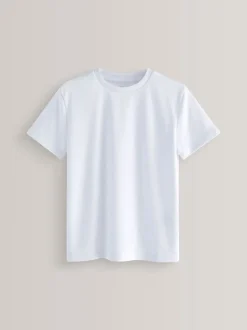 Blanc - T-shirt de sport (3-16ans)