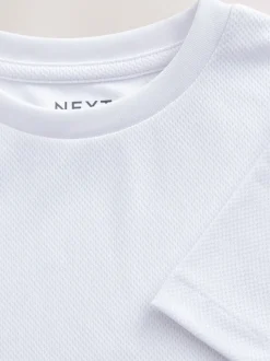 Blanc - T-shirt de sport (3-16ans)