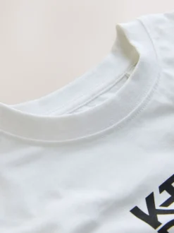 Blanc - T-shirt KPOP Demon Hunters (6-16ans)