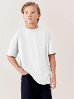 Blanc - T-shirt Manches courtes (3-16ans)