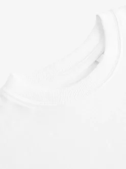 Blanc - T-shirt Manches courtes (3-16ans)