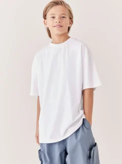 Blanc - T-shirt Manches courtes (3-16ans)