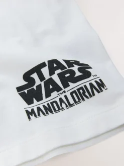 Blanc - T-shirt Mandalorian à manches courtes (3-16ans)