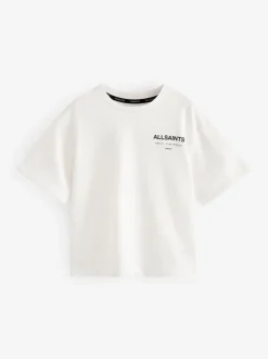 Blanc - T-shirt SmallSaints Oversize Girls Underground Col rond