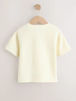 Blanc - T-shirt Texture Manches courtes (3mois-7ans)