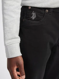 Blanc - U.S. Polo Assn. Pantalon Core 5 poches