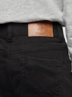 Blanc - U.S. Polo Assn. Pantalon Core 5 poches