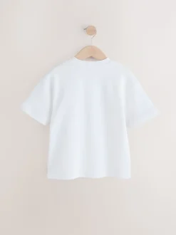 Blanc Sub5Berceaux - T-shirt graphique Imprimé Heavyweight Manchester Courts (3-16ans)