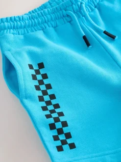 Blanc/aqua - Ensemble sweat-shirt et short (3mths-8yrs)