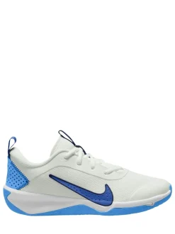 Blanc/Bleu - Baskets Nike Youth Omni Court