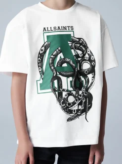 Blanc/Cadeux - SmallSaints T-shirt oversized Graphic Crew pour garçons