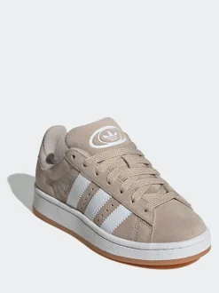 Blanc/Neutre - Baskets Adidas Original Campus 00s Lace Junior