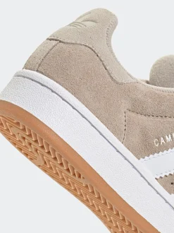 Blanc/Neutre - Baskets Adidas Original Campus 00s Lace Junior