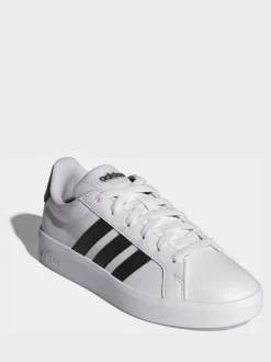 Blanc/Noir - adidas Grand Court 3.0 Baskets junior